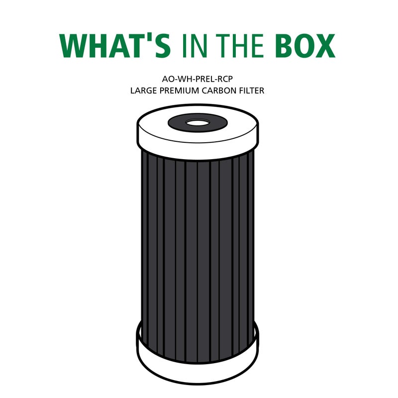 AO Smith 4.5"x10" 5 Micron Carbon Sediment Water Filter Replacement Cartridge - For Whole House Filtration Systems - AO-WH-PREL-RCP - Image 2